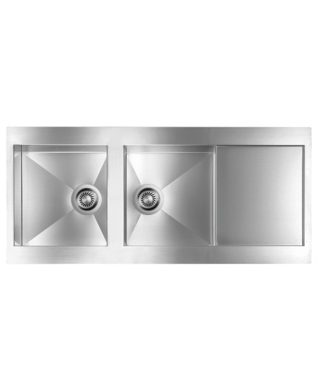 CM REVERS 116 X 52 cm Double Bowl Stainless Steel Sink