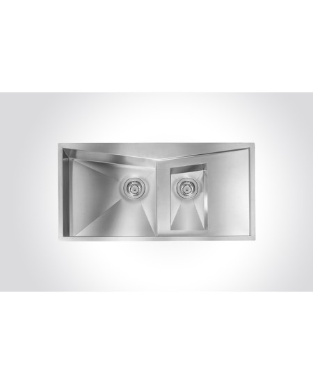 CM SPACE One And One Half Bowl Sink Satin Finish F3 100x50cm