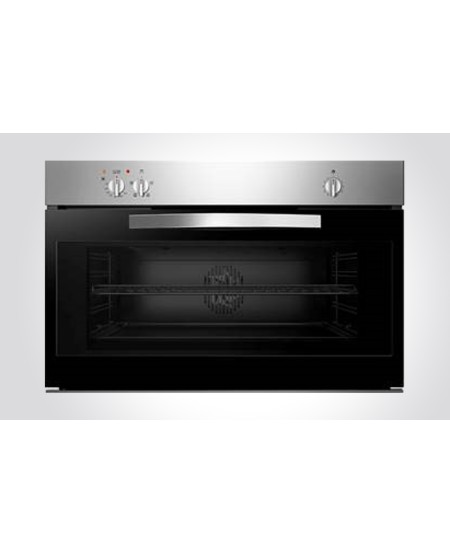 CM TIME F9 XL Built-In Electric Black Stainless Steel Oven 90cm
