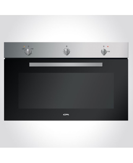 CM TIME F9XL FGS Built-In Multifunction Gas Oven Stainless Steel (Inox) 90cm