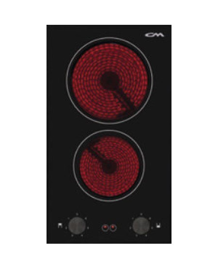 CM VD30 Black Built-In Electric Domino Hob 30cm