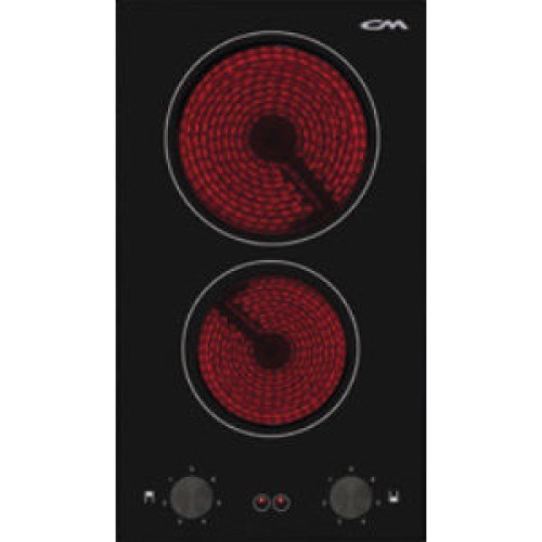 CM VD30 Black Built-In Electric Domino Hob 30cm