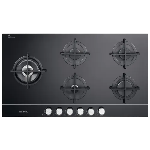 ELBA ELIO 95-565 CG Built-In Glass Hobs 90cm
