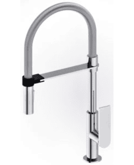 CM PULL-OUT 130247 CRM  Mixer with Spring and Pull-Out Nozzle