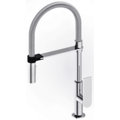 CM PULL-OUT 130247 CRM  Mixer with Spring and Pull-Out Nozzle