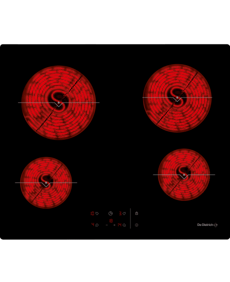 De Dietrich DPV7650B Vitroceramic Hob 65cm