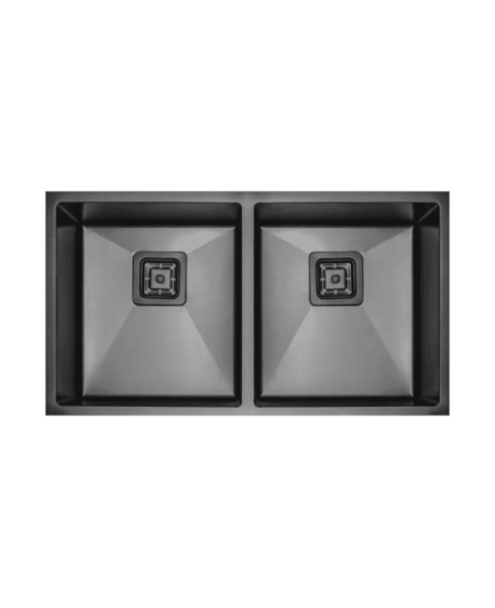 CM ELITE HMD7744B Double Bowl Stainless Steel Sink 77 X 44 cm