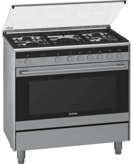 Siemens HG73G8357M Free-standing Gas Cooker hob 90cm