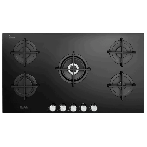 ELBA ELIO 95-545 CG Built-In Gas On Glass Hob 90cm