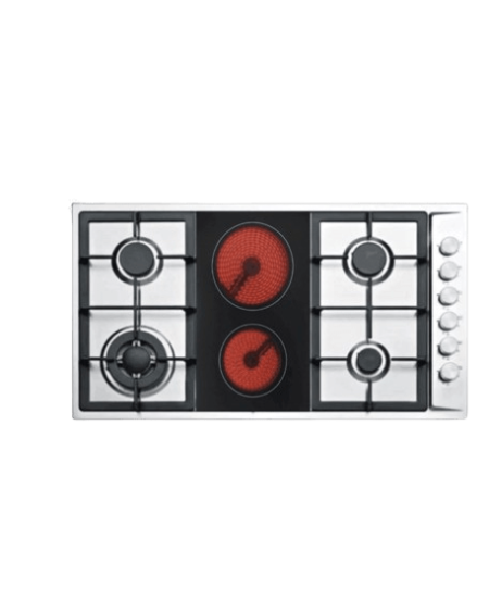 CM LIBRA 90 4G STAINLESS STEEL HYBRID HOB 90 CM