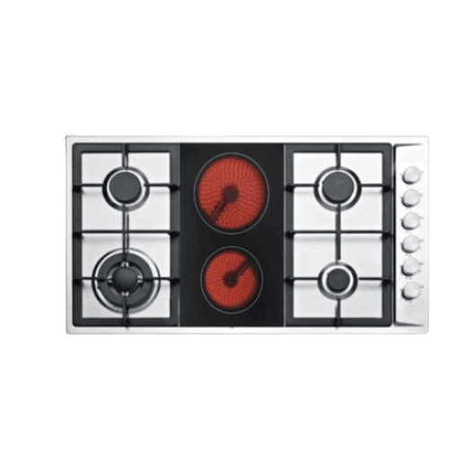 CM LIBRA 90 4G STAINLESS STEEL HYBRID HOB 90 CM