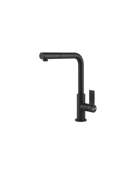 FOSTER 8498 626 Omega Plus Matt Black Single lever mixer tap with rotating barrel