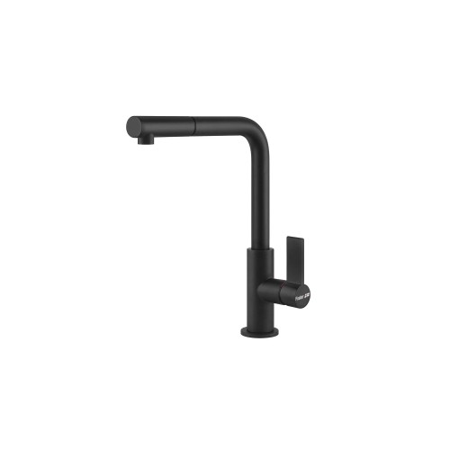 FOSTER 8498 626 Omega Plus Matt Black Single lever mixer tap with rotating barrel