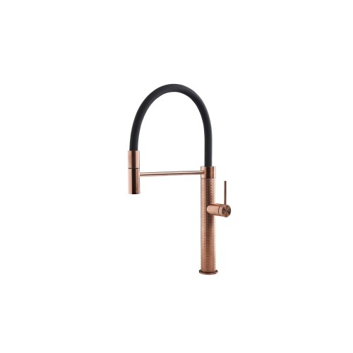 FOSTER 8424 858 Skin Copper Single lever faucet with rotating barrel