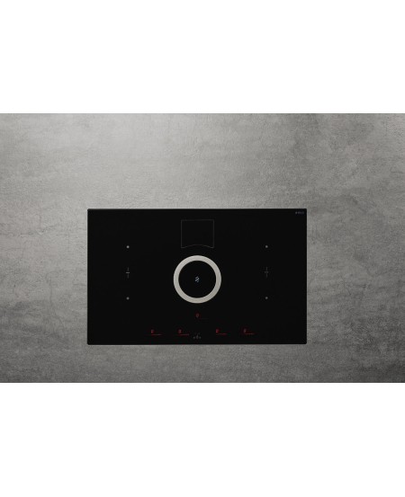 Elica Nikolatesla Switch Black Hood And Cooktop Hob 83cm