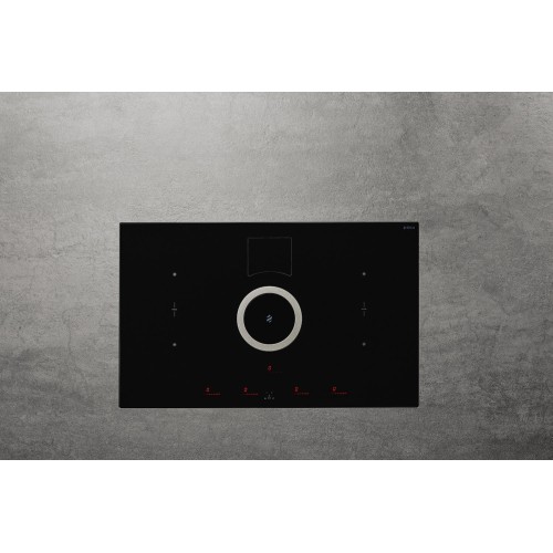 Elica Nikolatesla Switch Black Hood And Cooktop Hob 83cm